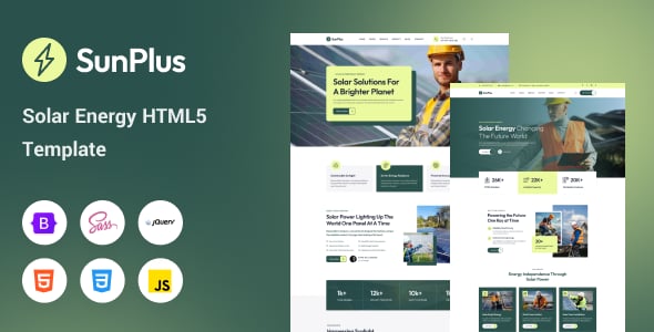 Solar Website Templates | ThemeForest