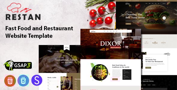 Restaurant HTML Website Templates | ThemeForest