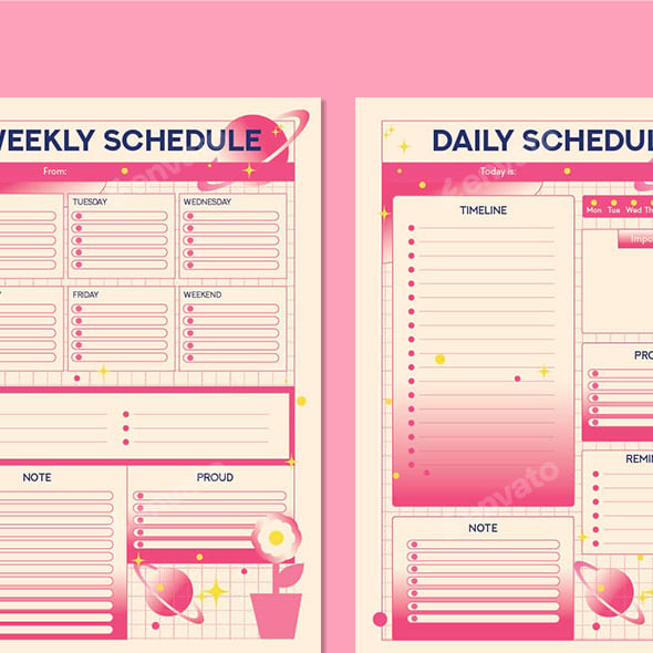 Planner Graphics, Designs & Templates | GraphicRiver