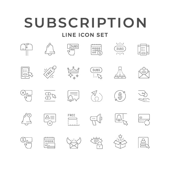 Subscriptions Graphics, Designs & Templates | GraphicRiver