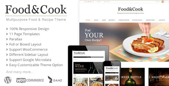 Recipe Website Templates | ThemeForest