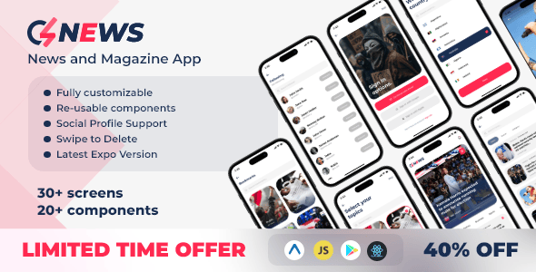 News Mobile App Templates | CodeCanyon