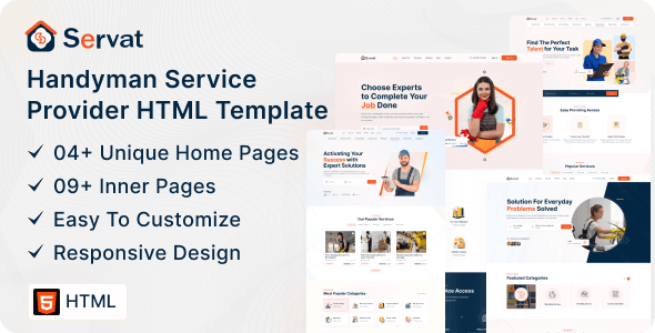 Service Provider Website Templates | ThemeForest