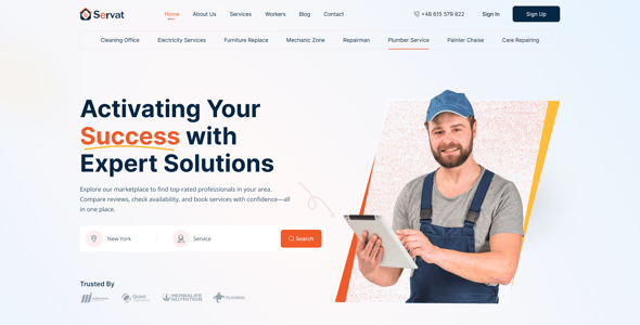 Service Provider Website Templates | ThemeForest