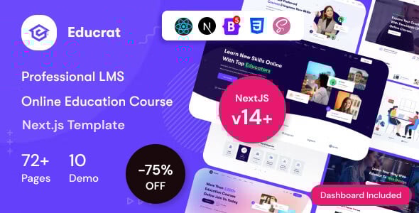 React Education Website Templates | ThemeForest