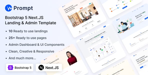 Prompt Website Templates | ThemeForest