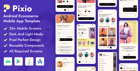 ECommerce Mobile App Templates | CodeCanyon