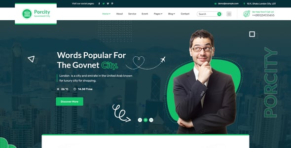 Government Website Templates | ThemeForest