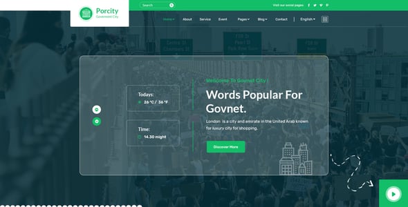 Government Website Templates | ThemeForest