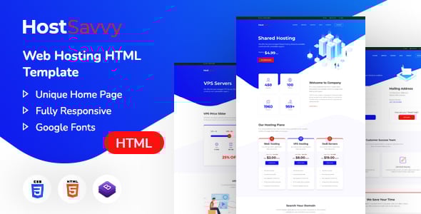 Web Hosting Website Templates | ThemeForest