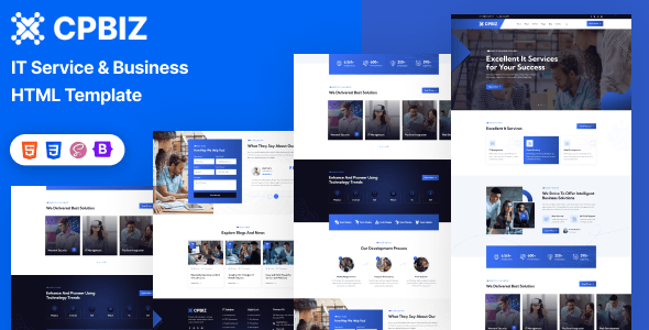 Service Business Website Templates | ThemeForest