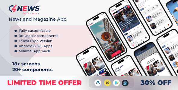 News Mobile App Templates | CodeCanyon