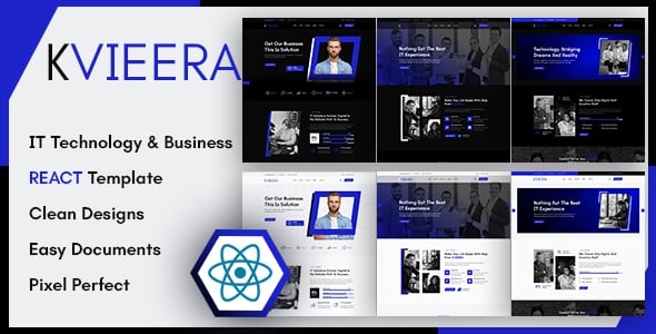Business React Website Templates | ThemeForest