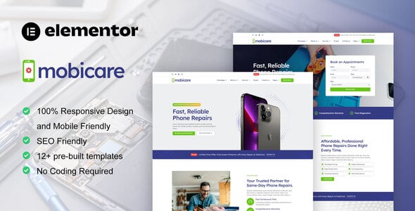 Phone Repair Website Templates | ThemeForest