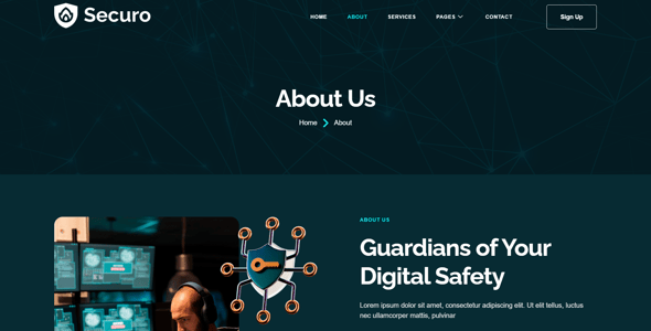 Cyber Security Website Templates | ThemeForest