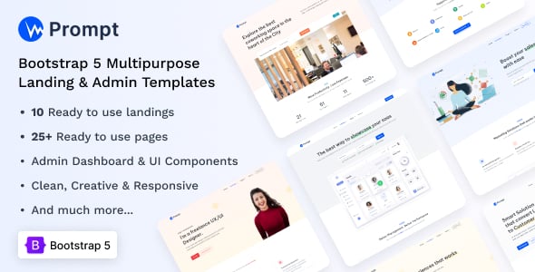 Prompt Website Templates | ThemeForest