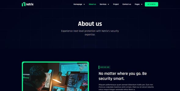 Cyber Security Website Templates | ThemeForest
