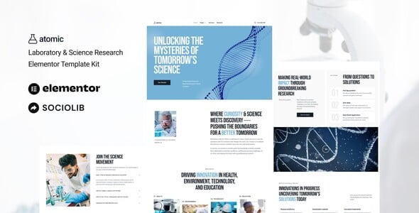 Laboratory Website Templates | ThemeForest