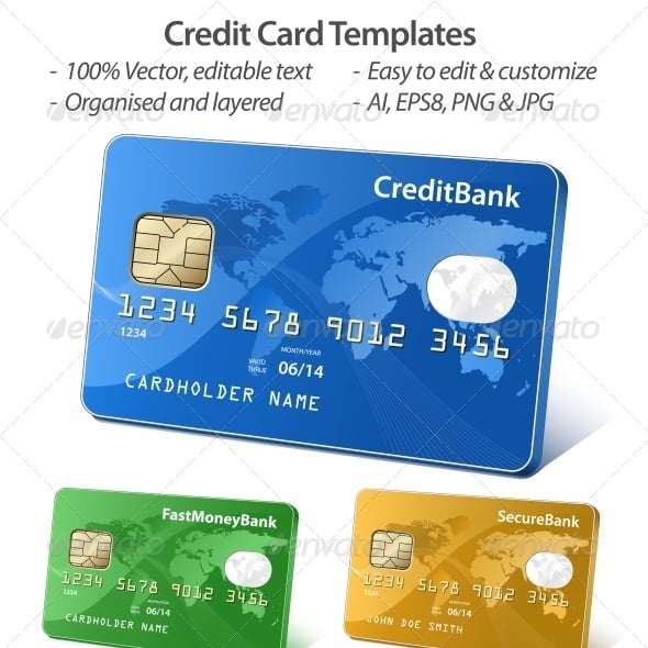 Credit Graphics, Designs & Templates | GraphicRiver