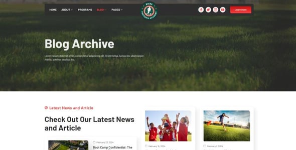Kick Website Templates | ThemeForest