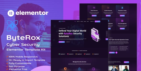 Cyber Security Website Templates | ThemeForest