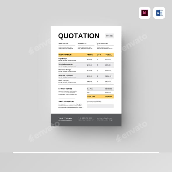 Quotation Graphics, Designs & Templates | GraphicRiver