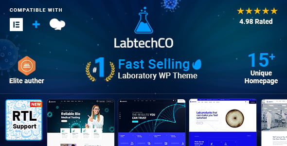 Laboratory Website Templates | ThemeForest