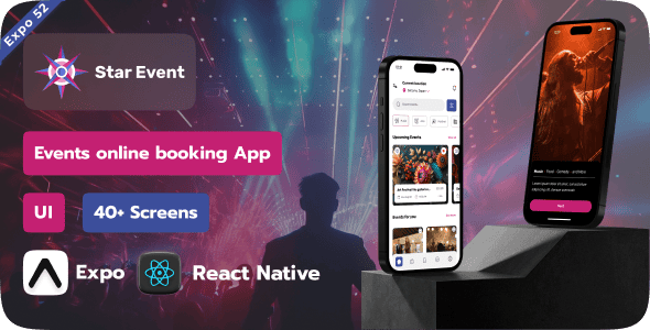 React Native Event Mobile App Templates | CodeCanyon