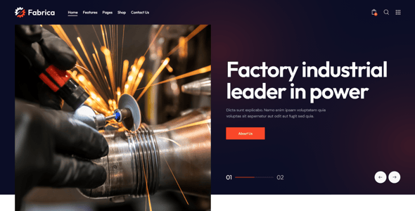 Industrial Website Templates | ThemeForest