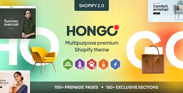 Hongo - Multipurpose Shopify Theme OS 2.0 preview 2