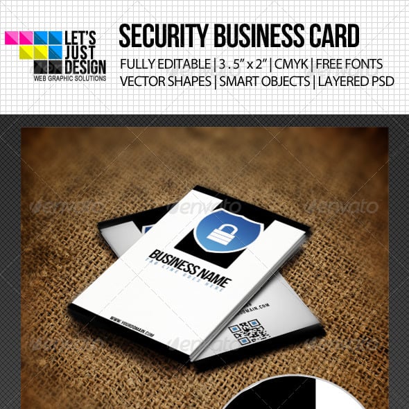 Security Business Card Templates & Designs | GraphicRiver