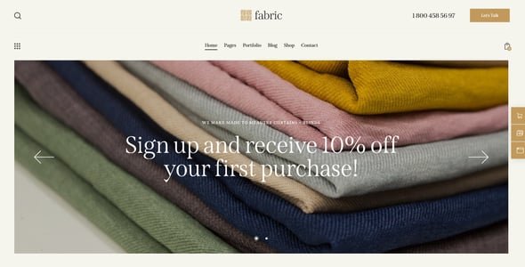 Textile Website Templates | ThemeForest