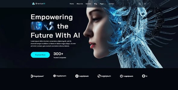 Robot Website Templates | ThemeForest
