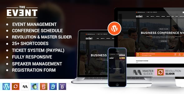 Event Management Website Templates | ThemeForest