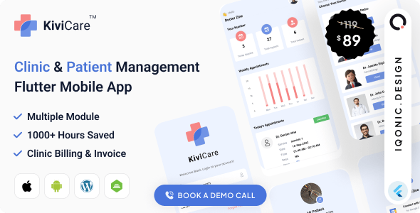 Make A Healthcare Flutter App With Flutter Templates, Apps and Components