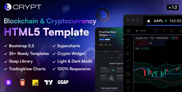 Blockchain HTML Website Templates | ThemeForest