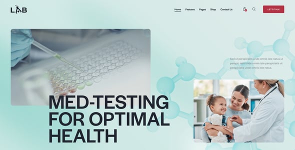 Laboratory Website Templates | ThemeForest