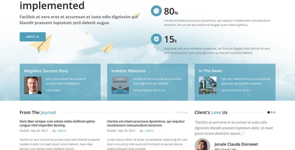 HTML CSS Website Templates | ThemeForest