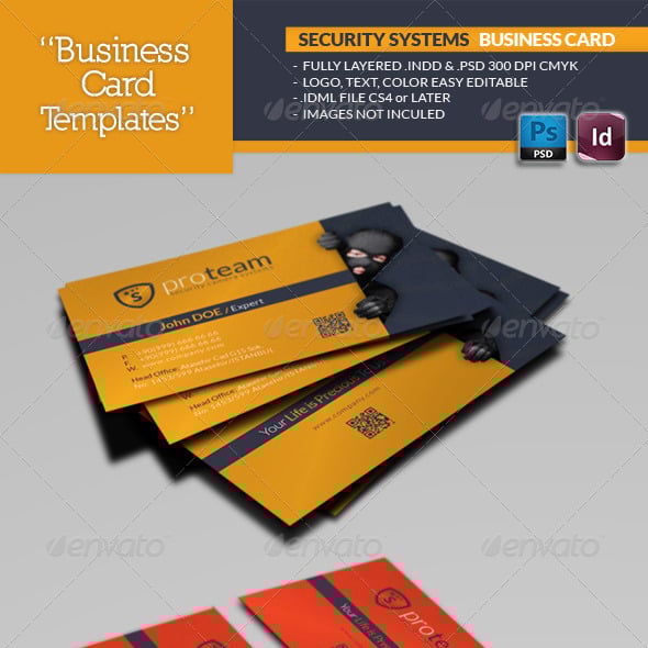 Security Business Card Templates & Designs | GraphicRiver