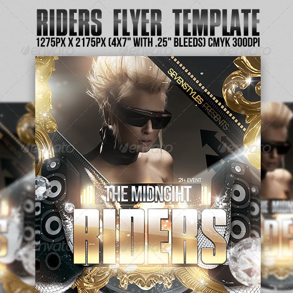 Riders Graphics, Designs & Templates | GraphicRiver