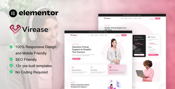 Virtual Assistant Website Templates | ThemeForest