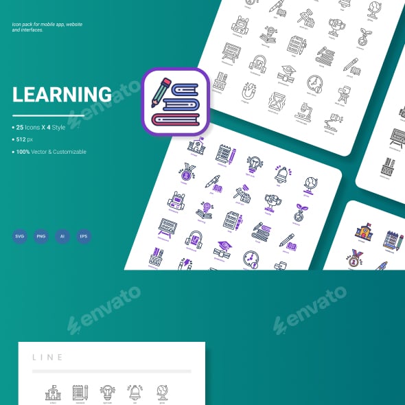 Lerning Graphics, Designs & Templates | GraphicRiver