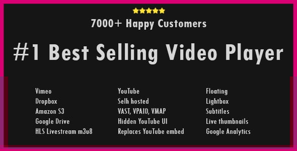 Video Player Plugins, Code & Scripts | CodeCanyon