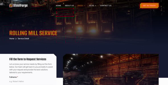 Engineering Services Website Templates | ThemeForest