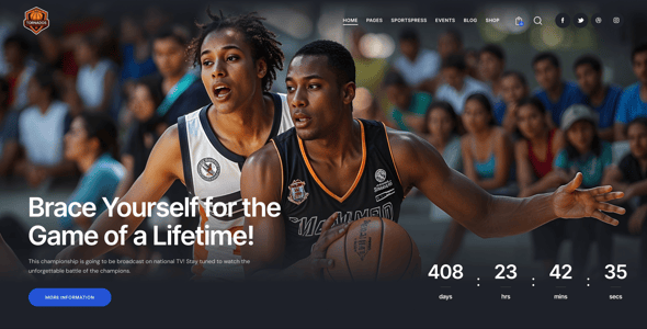 Basketball Website Templates | ThemeForest