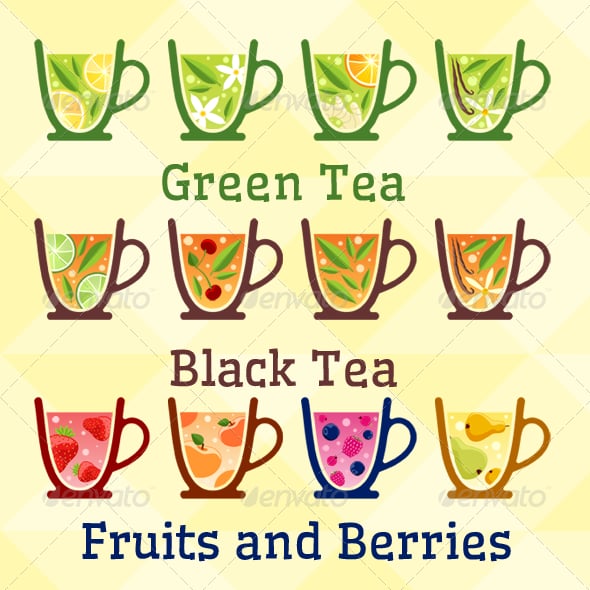 Tea Graphics, Designs & Templates | GraphicRiver