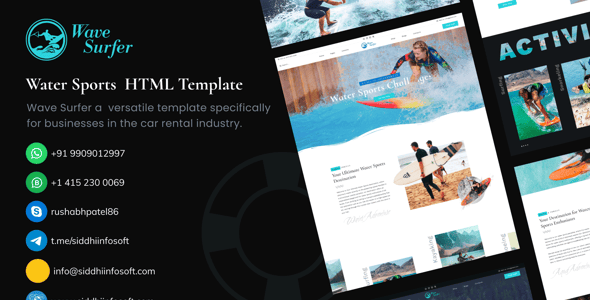 Water HTML Website Templates | ThemeForest