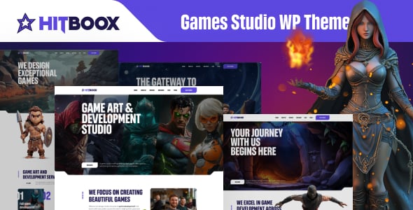 Game Studio Website Templates | ThemeForest