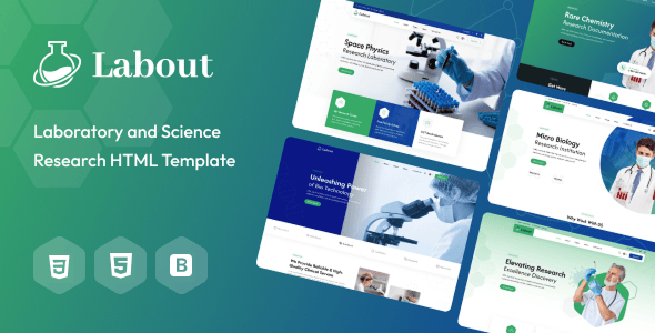 Research Website Templates | ThemeForest