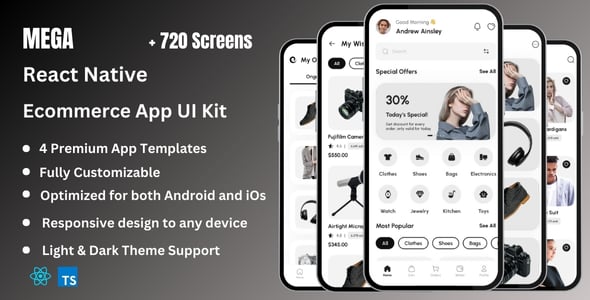 React Native Expo Mobile App Templates | CodeCanyon